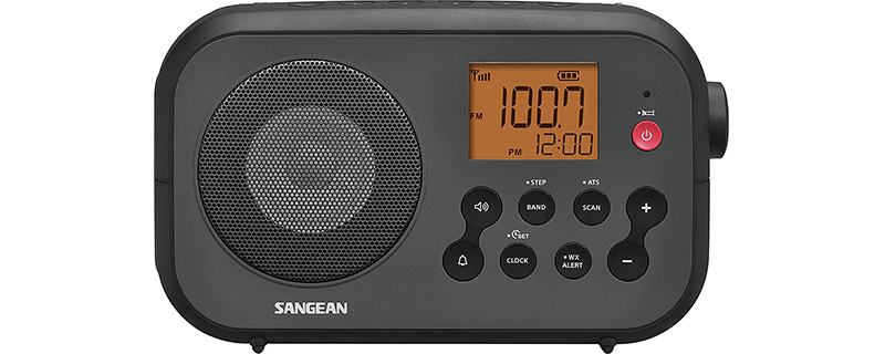 Sangean PR-D12 AM FM NOAA Weather Alert Digital Tuning Portable Radio