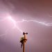 The weather station at home was struck by lightning